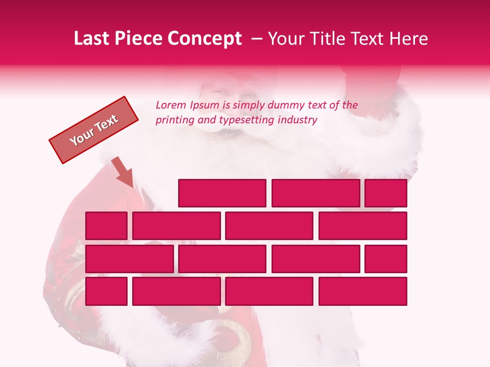 Coat Costume Christmas PowerPoint Template