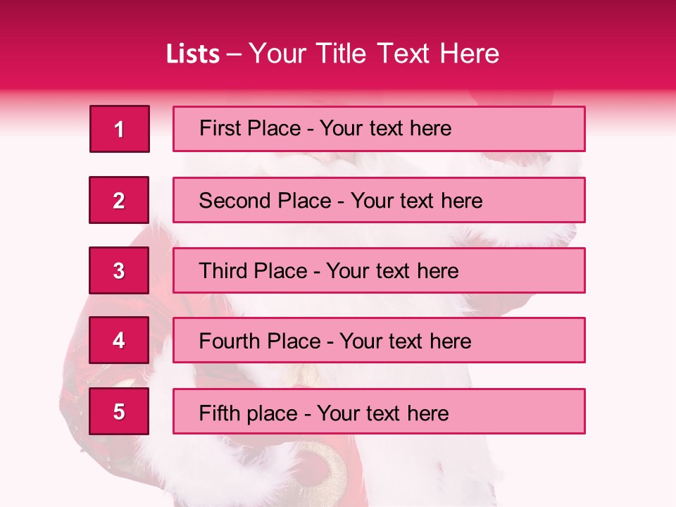 Coat Costume Christmas PowerPoint Template