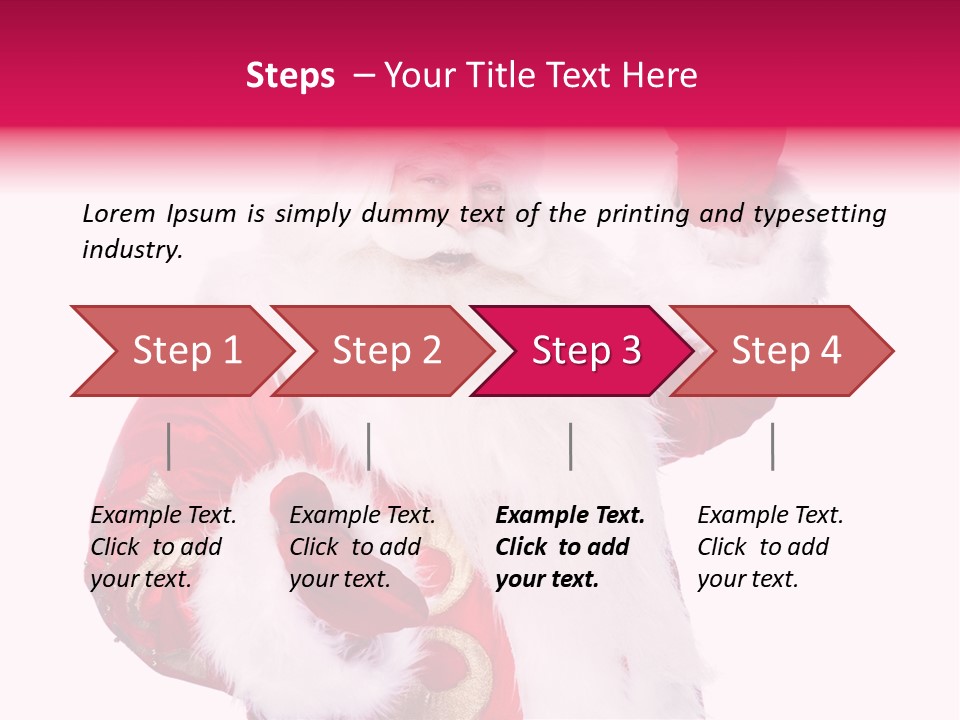 Coat Costume Christmas PowerPoint Template