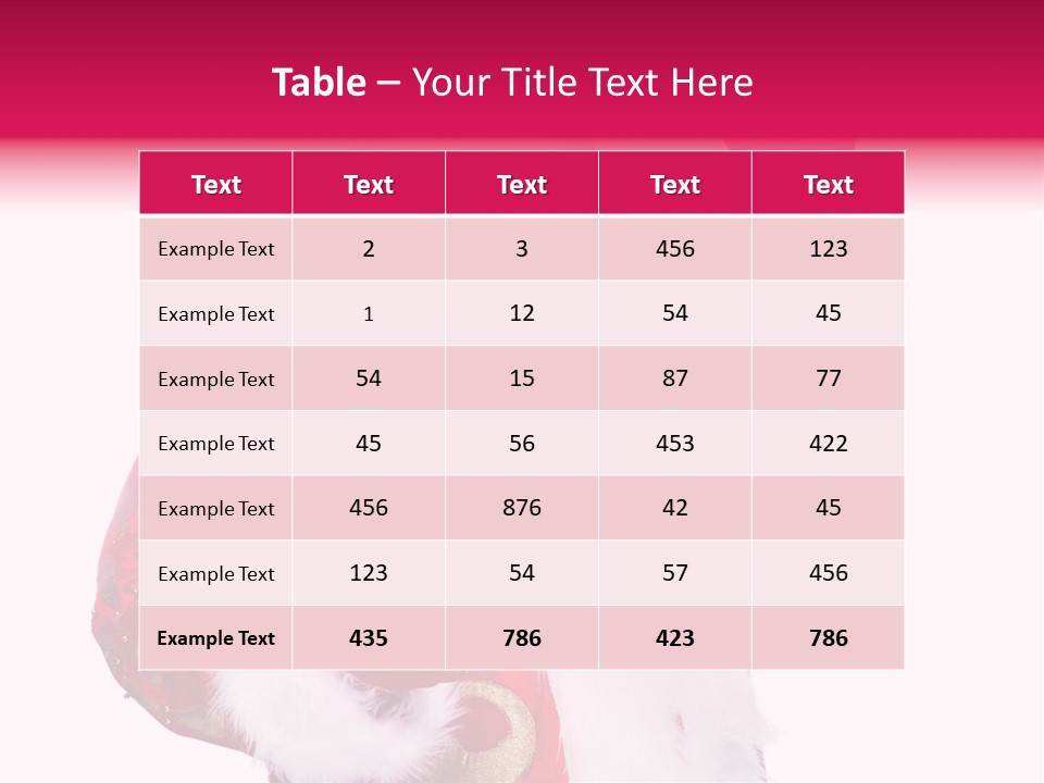 Coat Costume Christmas PowerPoint Template