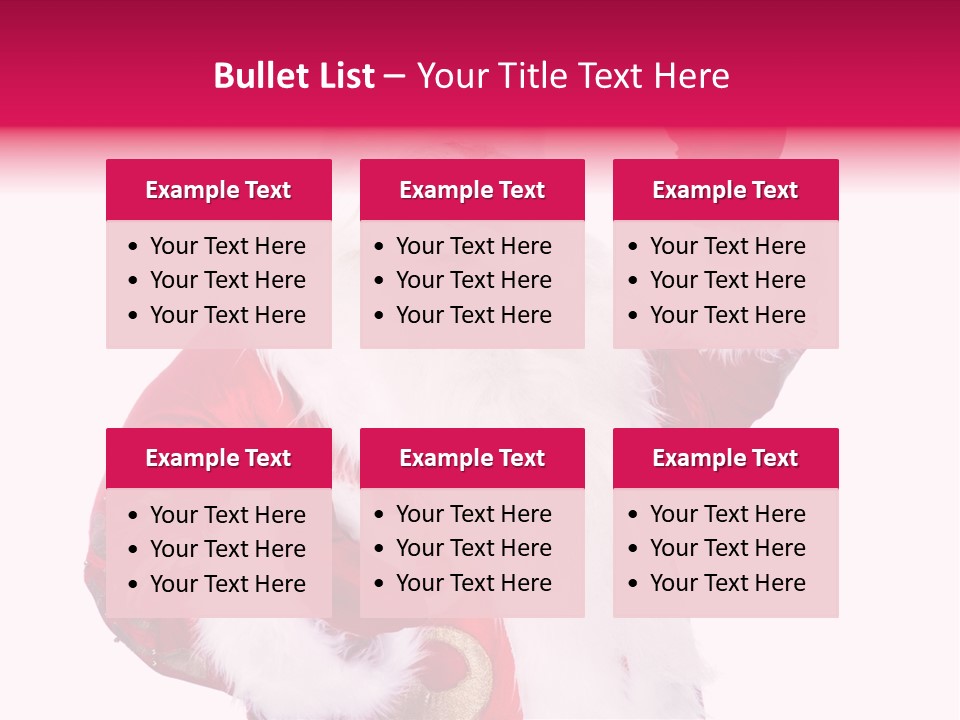 Coat Costume Christmas PowerPoint Template