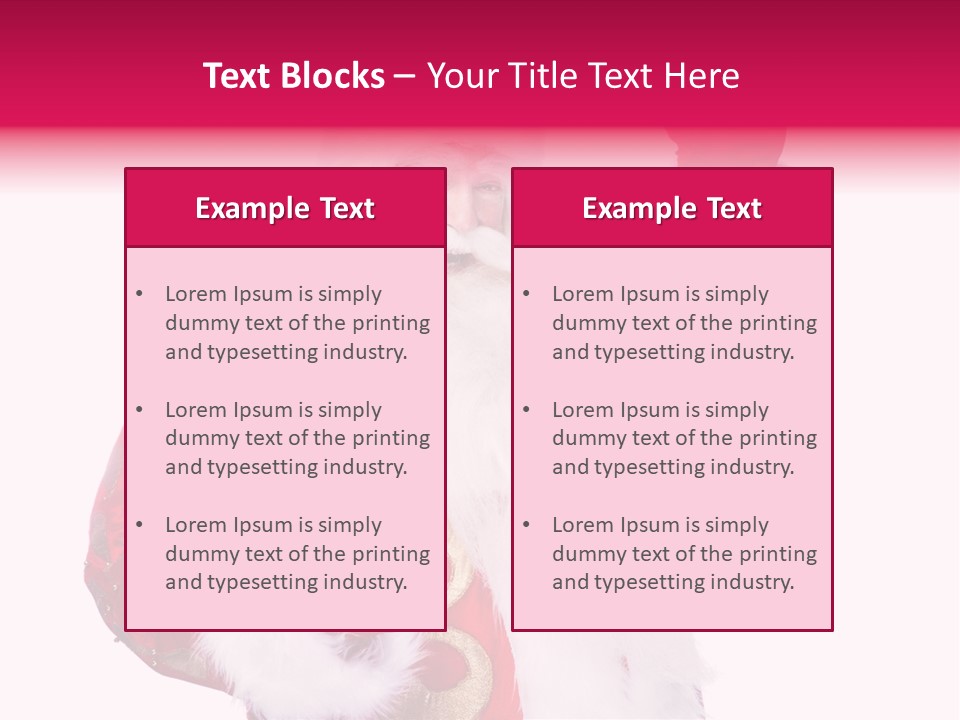 Coat Costume Christmas PowerPoint Template