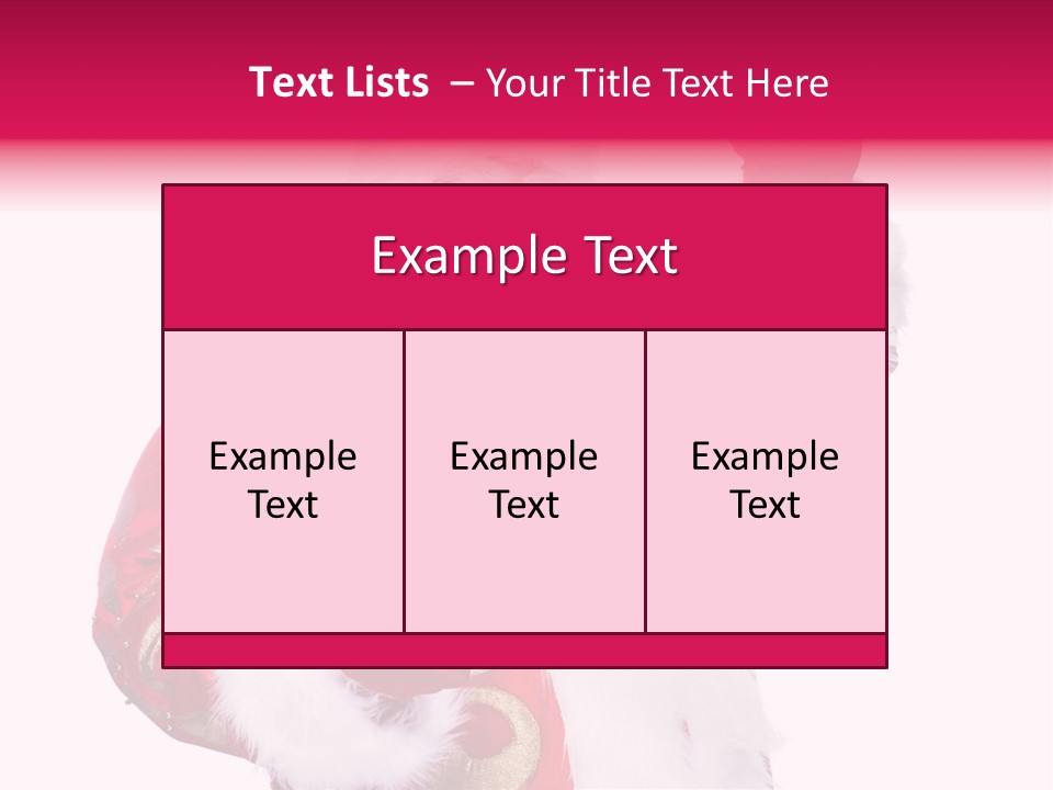 Coat Costume Christmas PowerPoint Template