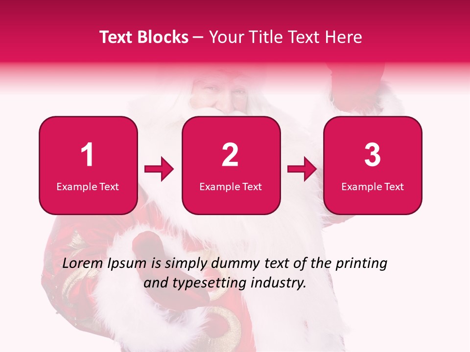 Coat Costume Christmas PowerPoint Template