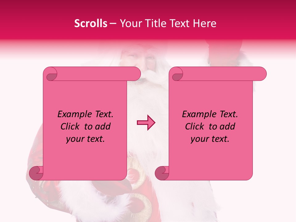 Coat Costume Christmas PowerPoint Template