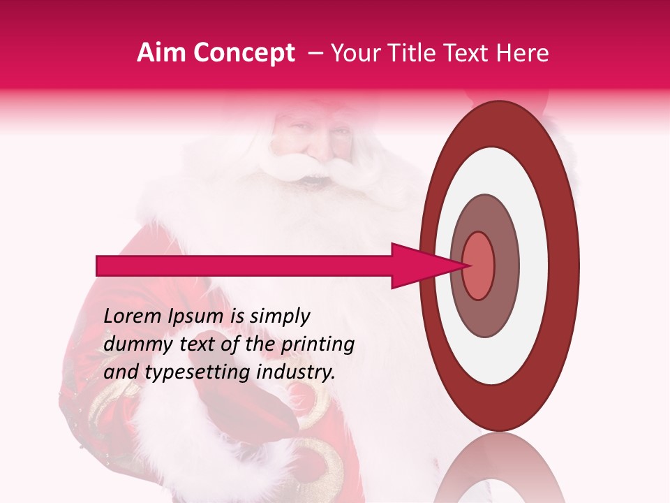 Coat Costume Christmas PowerPoint Template