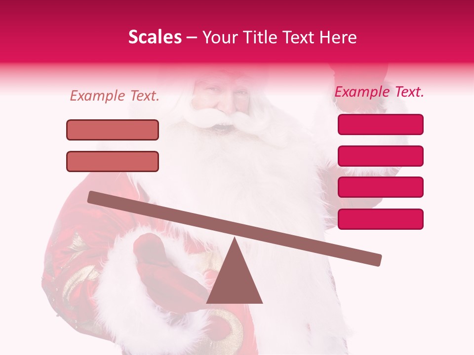 Coat Costume Christmas PowerPoint Template