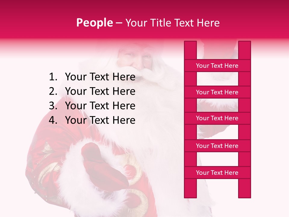 Coat Costume Christmas PowerPoint Template