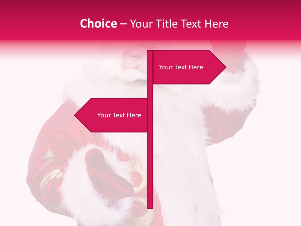 Coat Costume Christmas PowerPoint Template