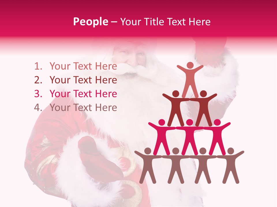 Coat Costume Christmas PowerPoint Template