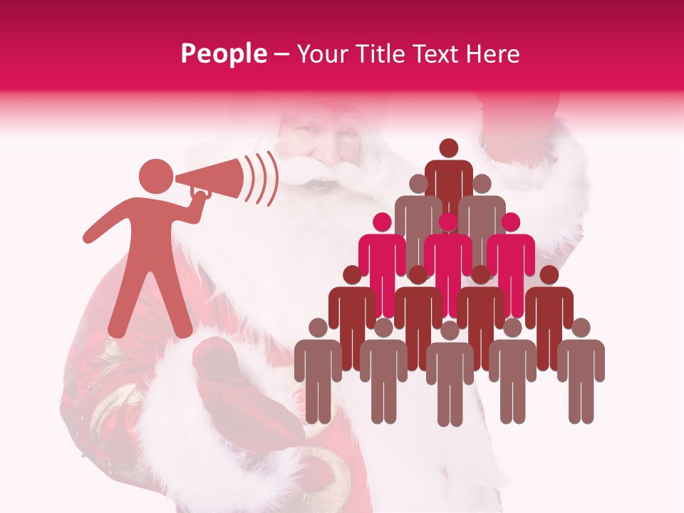 Coat Costume Christmas PowerPoint Template