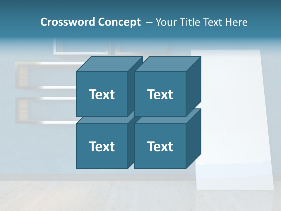 Indoors Design Room PowerPoint Template