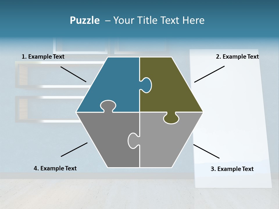 Indoors Design Room PowerPoint Template
