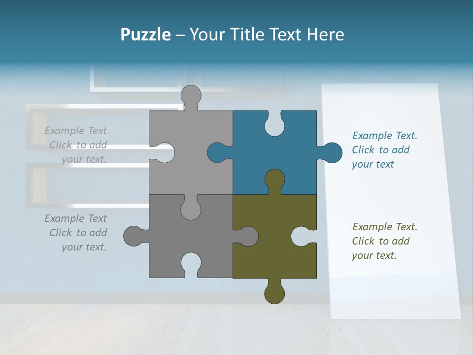Indoors Design Room PowerPoint Template