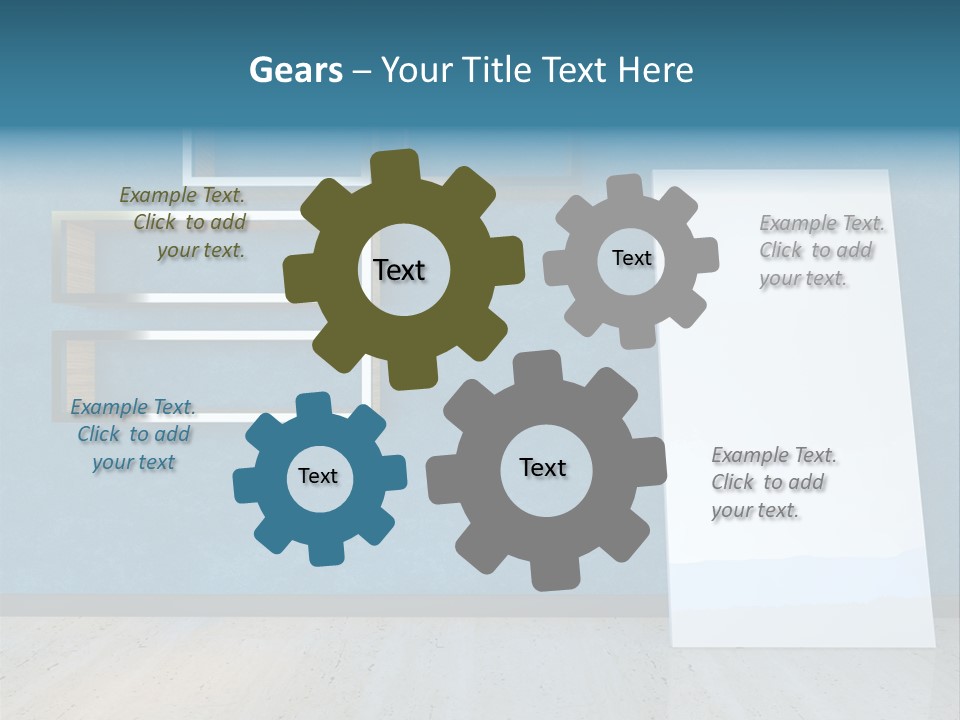 Indoors Design Room PowerPoint Template