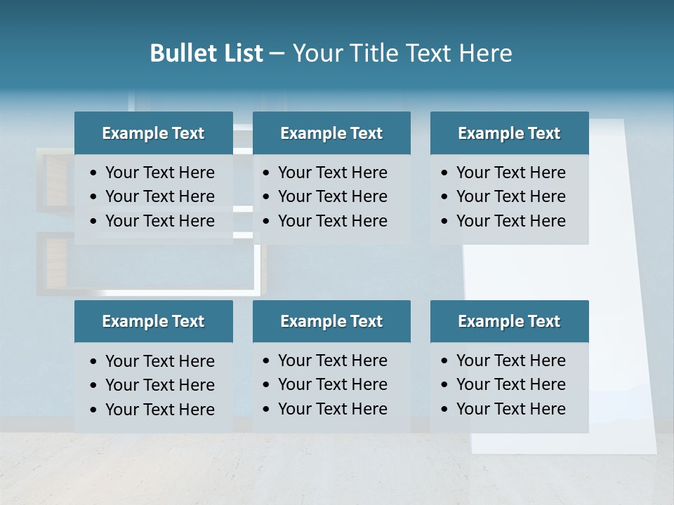 Indoors Design Room PowerPoint Template
