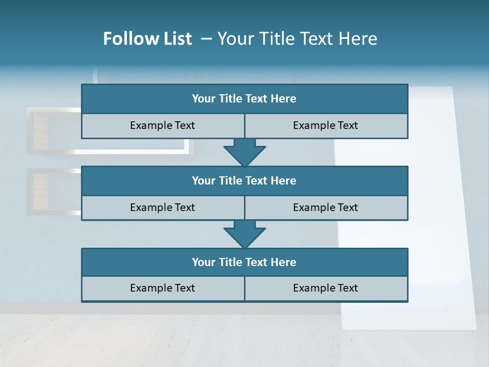 Indoors Design Room PowerPoint Template