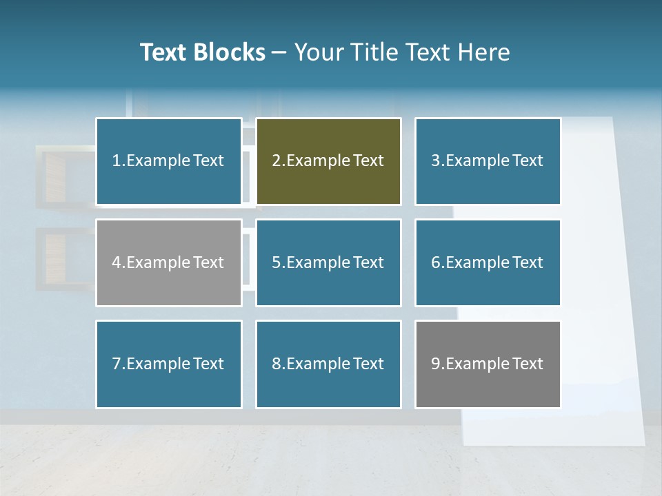 Indoors Design Room PowerPoint Template