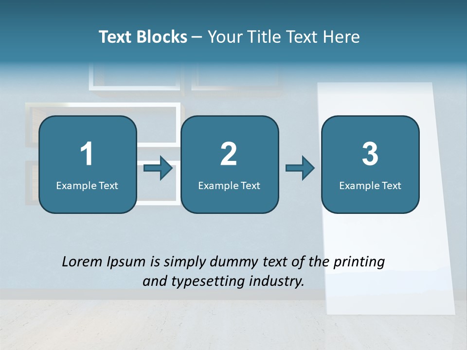 Indoors Design Room PowerPoint Template