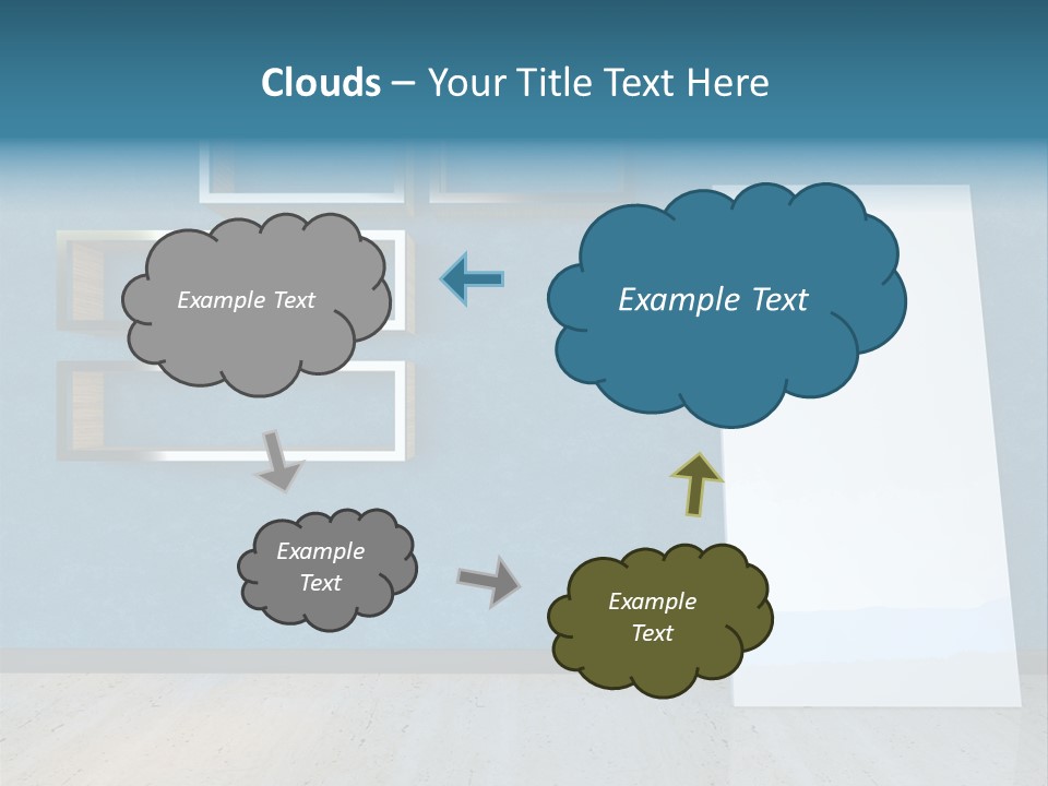 Indoors Design Room PowerPoint Template