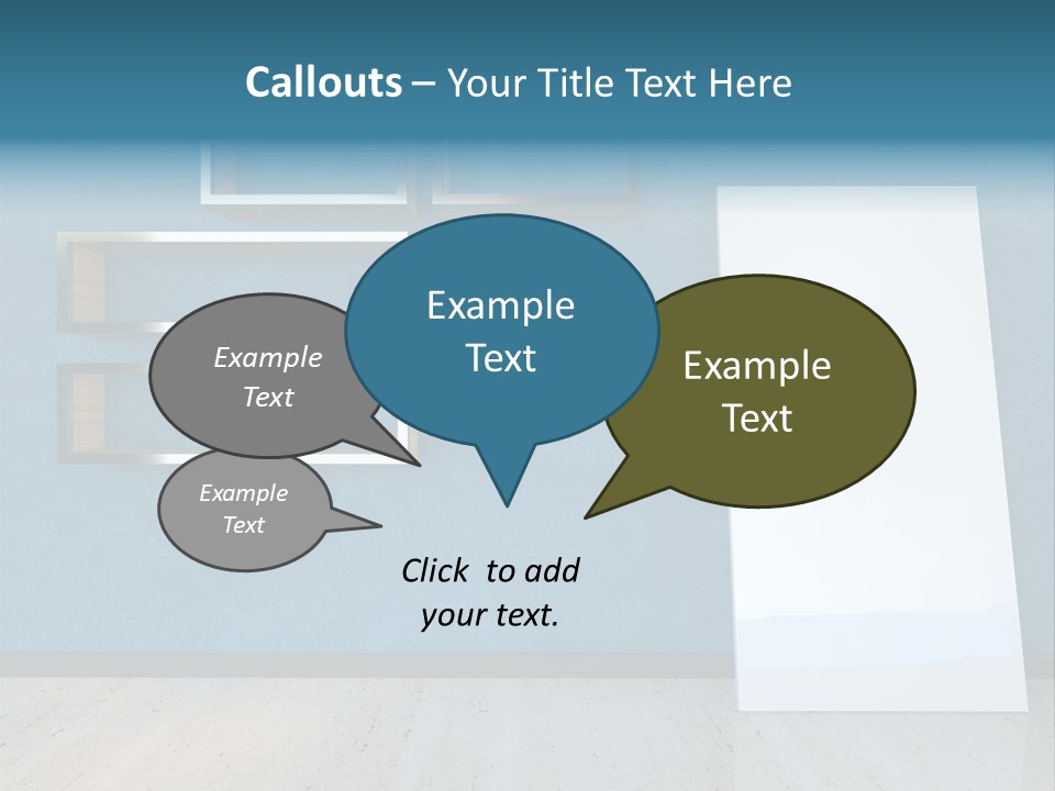 Indoors Design Room PowerPoint Template