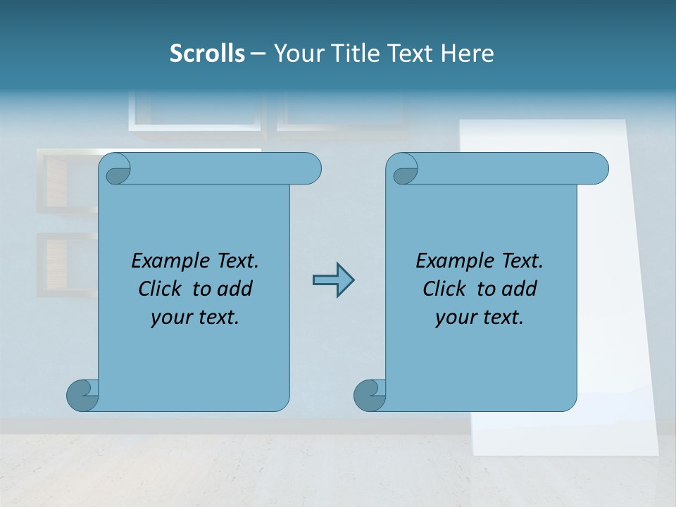 Indoors Design Room PowerPoint Template