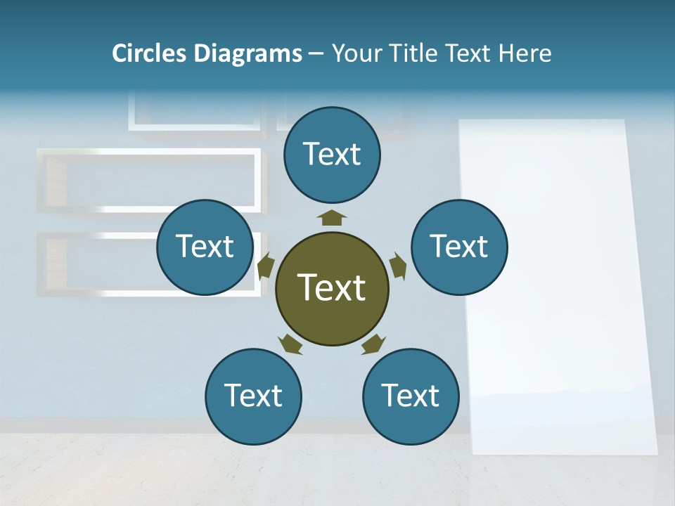 Indoors Design Room PowerPoint Template