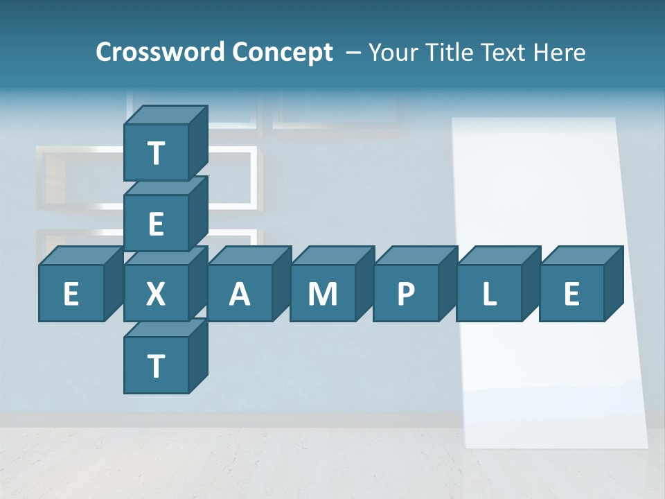 Indoors Design Room PowerPoint Template