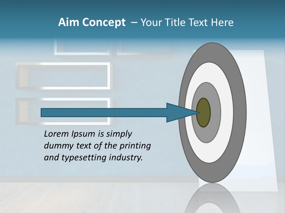 Indoors Design Room PowerPoint Template
