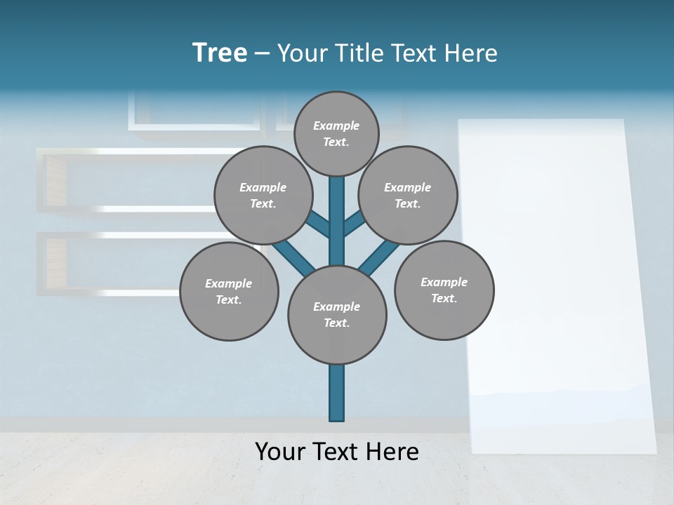Indoors Design Room PowerPoint Template