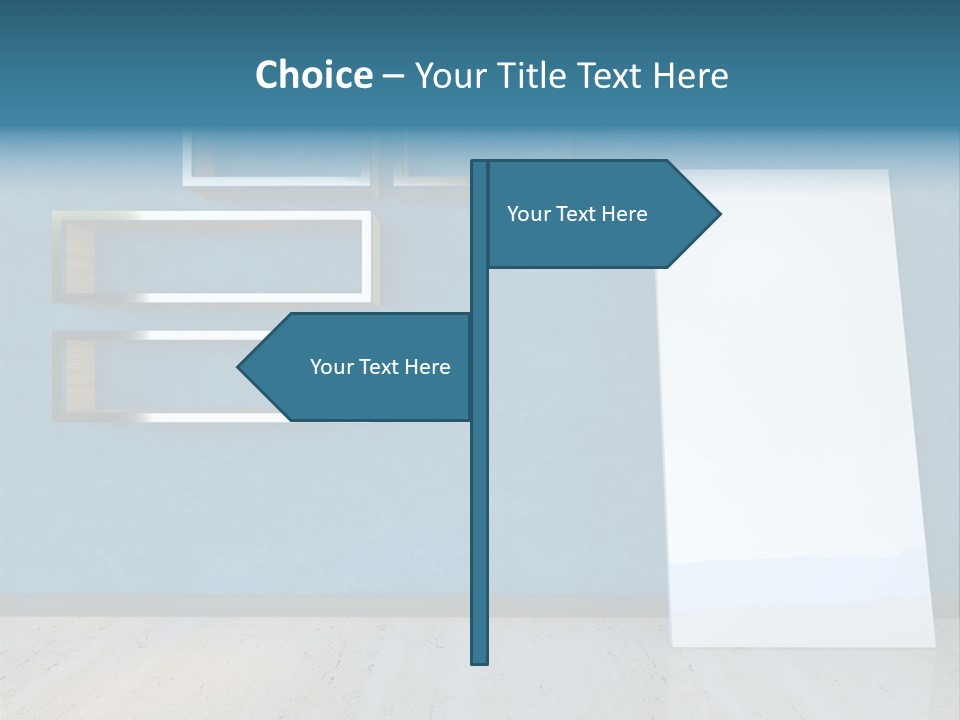 Indoors Design Room PowerPoint Template