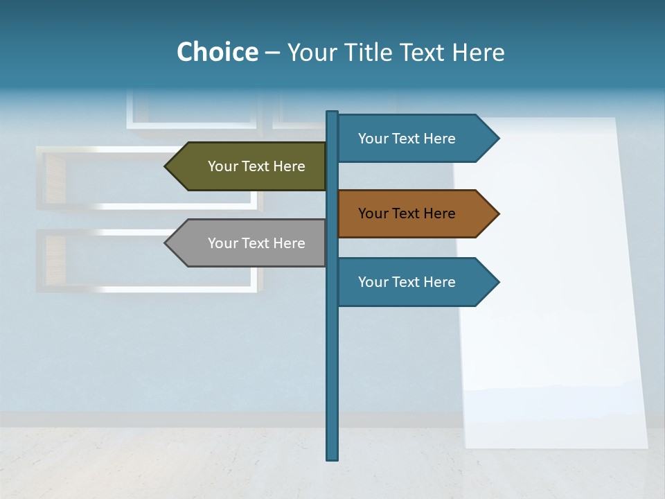 Indoors Design Room PowerPoint Template