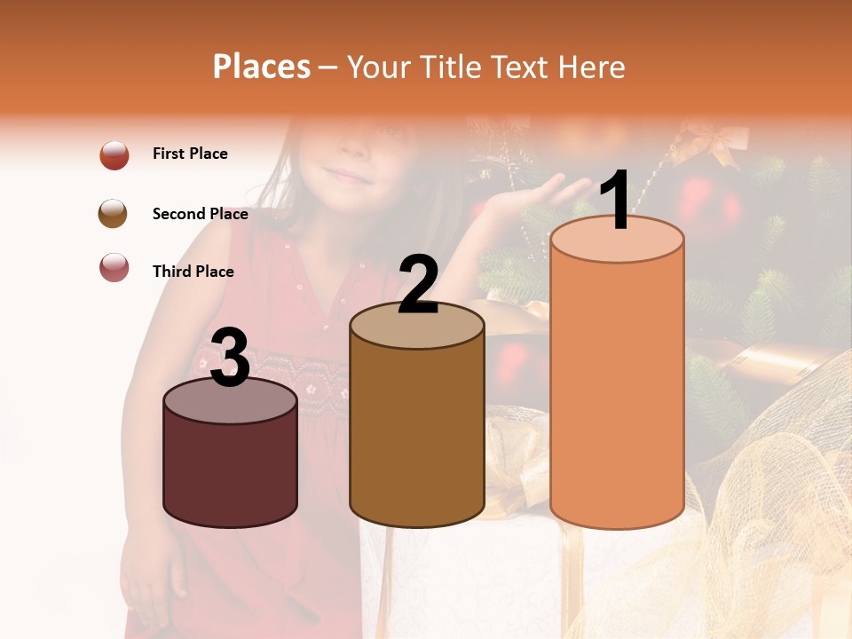December Surprise Happy PowerPoint Template