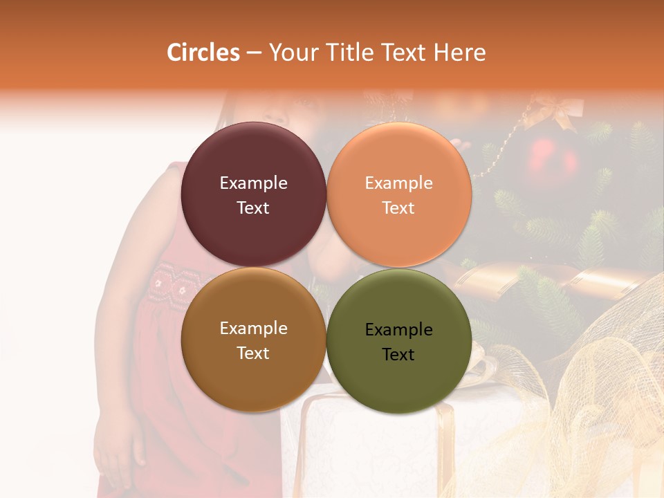 December Surprise Happy PowerPoint Template