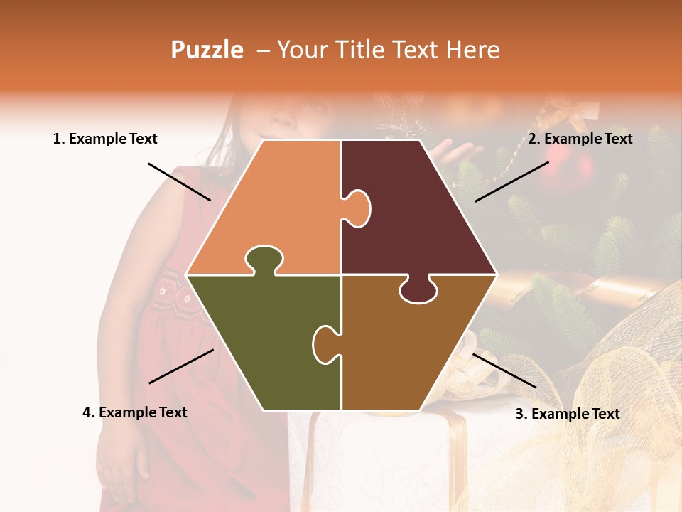 December Surprise Happy PowerPoint Template