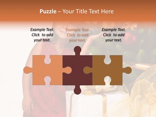 December Surprise Happy PowerPoint Template
