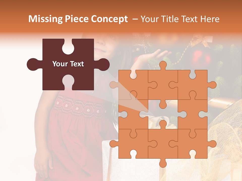 December Surprise Happy PowerPoint Template