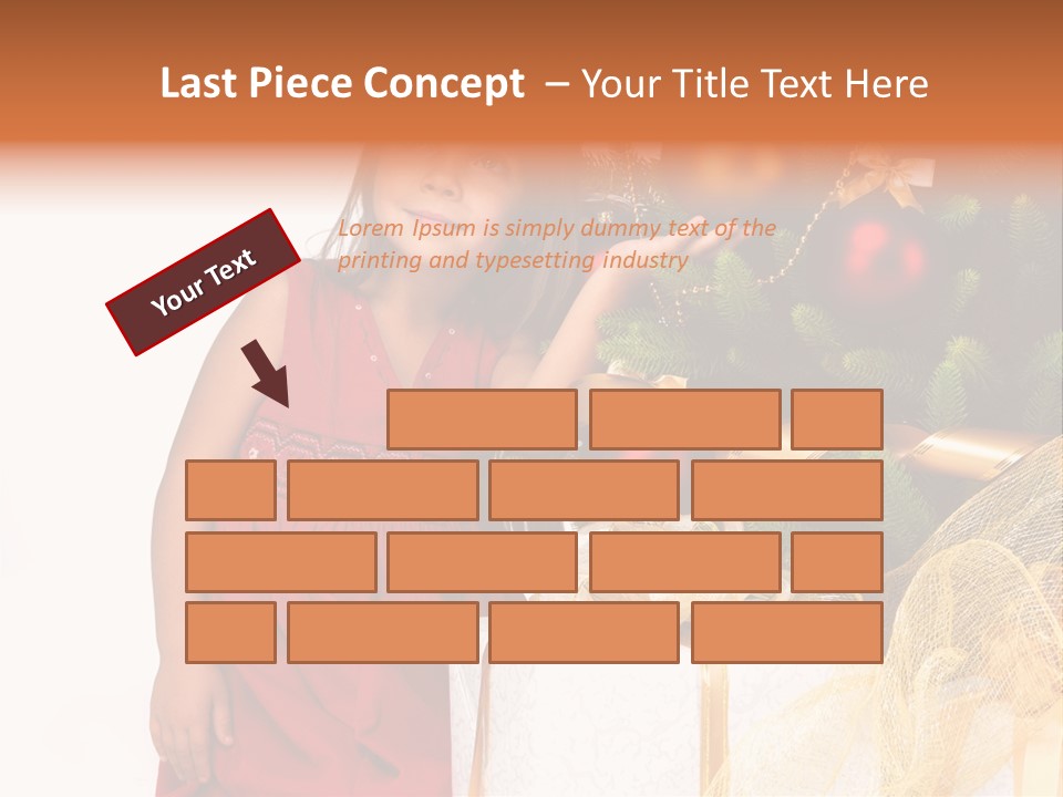 December Surprise Happy PowerPoint Template