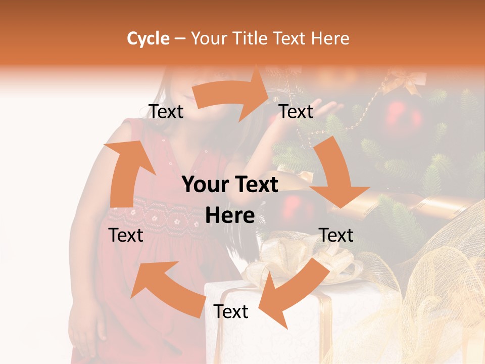 December Surprise Happy PowerPoint Template