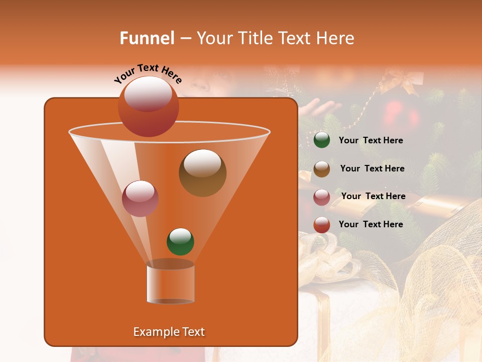 December Surprise Happy PowerPoint Template