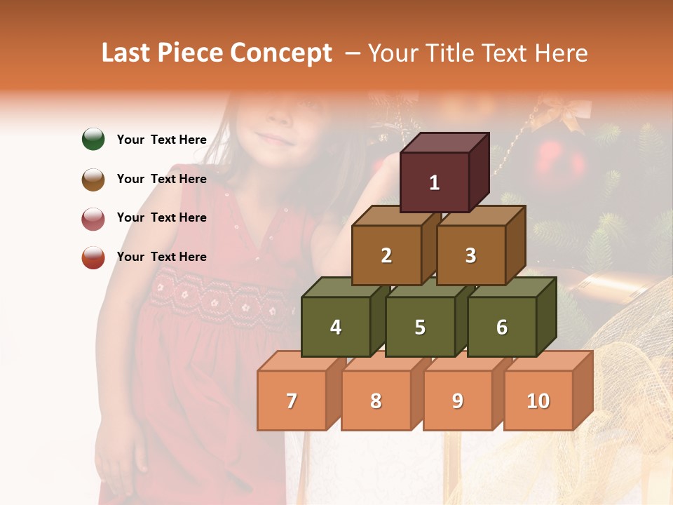 December Surprise Happy PowerPoint Template