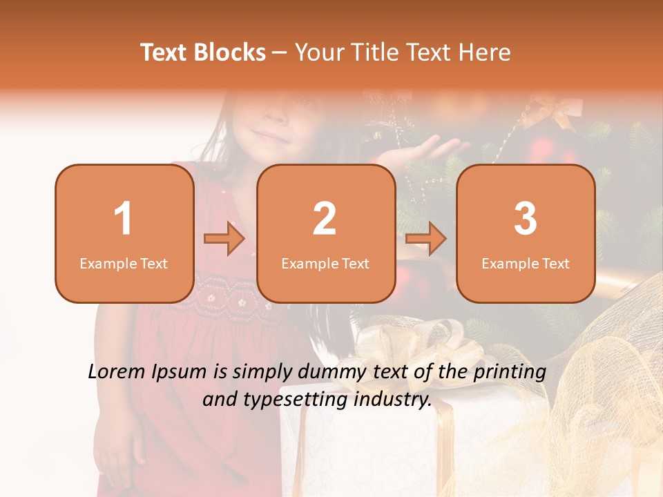 December Surprise Happy PowerPoint Template