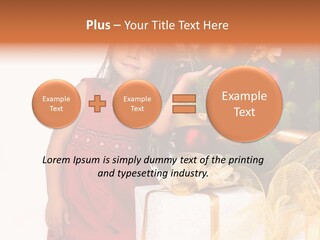 December Surprise Happy PowerPoint Template