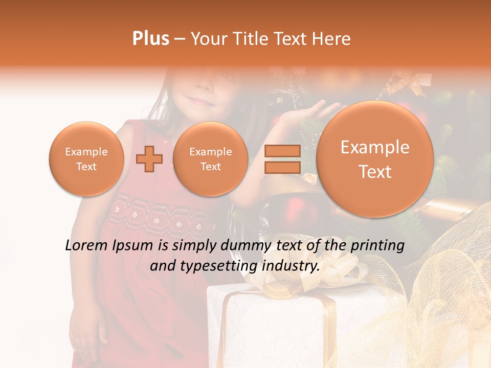 December Surprise Happy PowerPoint Template
