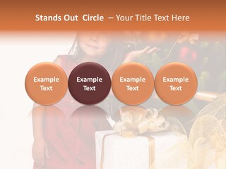 December Surprise Happy PowerPoint Template