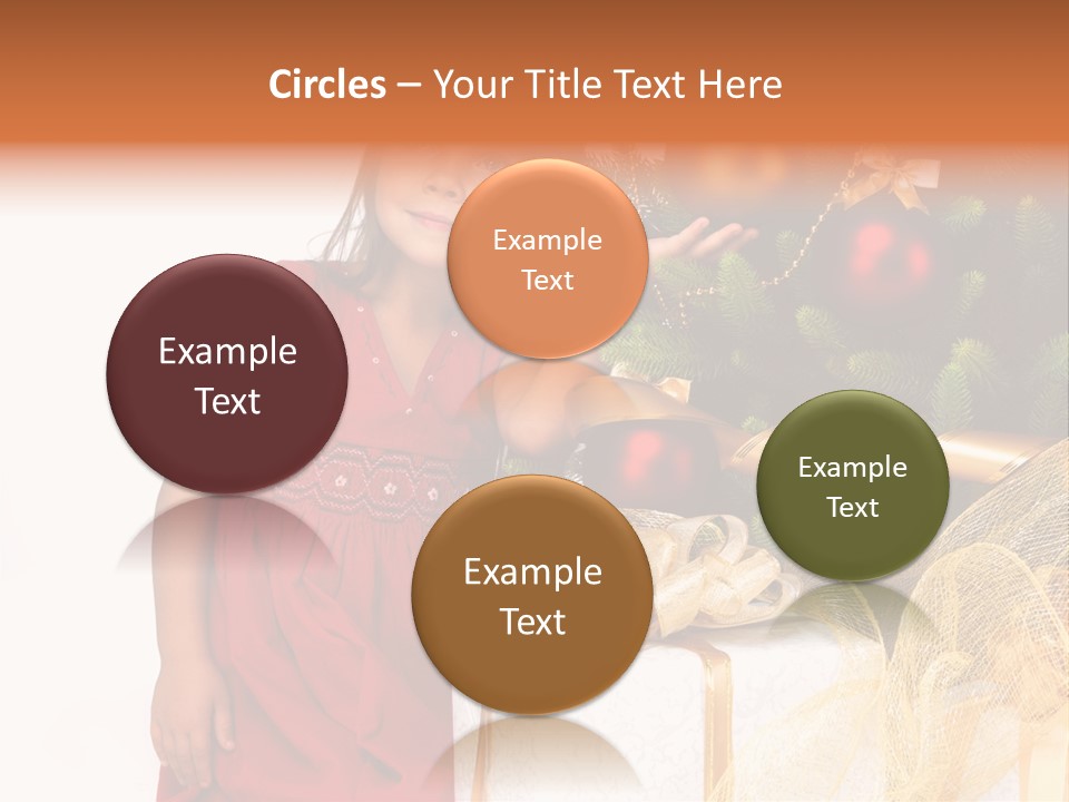 December Surprise Happy PowerPoint Template