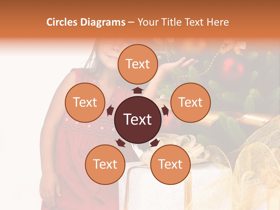December Surprise Happy PowerPoint Template