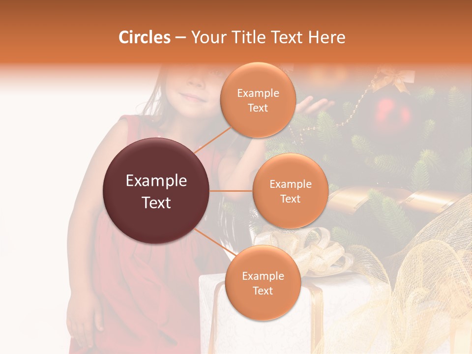 December Surprise Happy PowerPoint Template