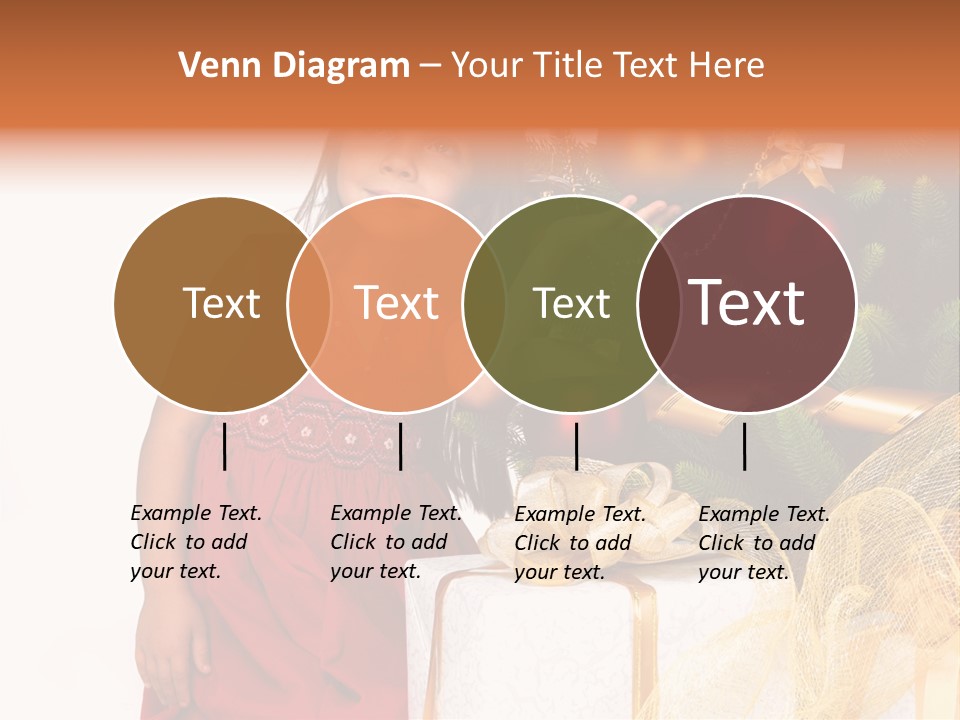 December Surprise Happy PowerPoint Template