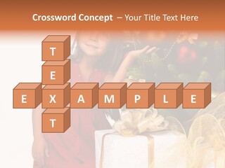 December Surprise Happy PowerPoint Template